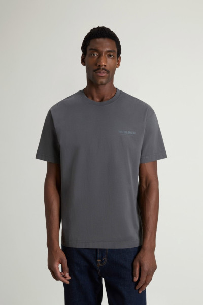 PÓLÓ WOOLRICH COTTON GRAPHIC T-SHIRT - Kép 1