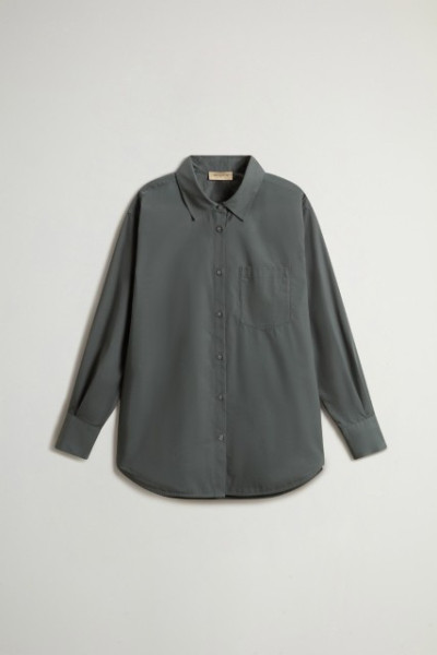 ING WOOLRICH COTTON POPLIN BOYFRIEND SHIRT - Kép 5