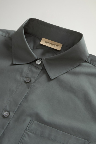 ING WOOLRICH COTTON POPLIN BOYFRIEND SHIRT - Kép 6