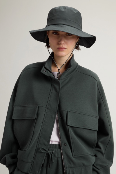 MELEGÍTŐ FELSŐ WOOLRICH INTERLOCK ZIPPED SWEATSHIRT - Kép 4