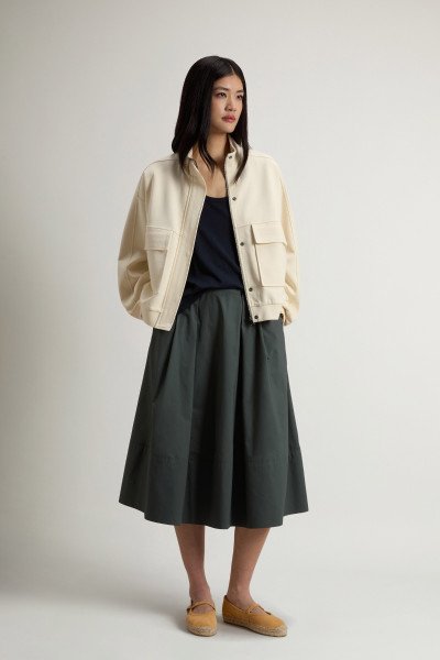 MELEGÍTŐ FELSŐ WOOLRICH INTERLOCK ZIPPED SWEATSHIRT - Kép 2