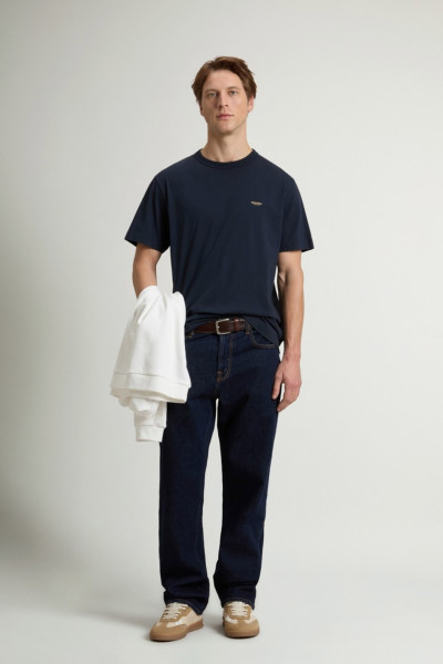 PÓLÓ WOOLRICH COTTON LOGO T-SHIRT - Kép 2