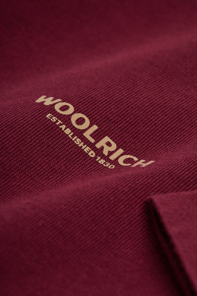 PÓLÓ WOOLRICH COTTON LOGO T-SHIRT - Kép 7