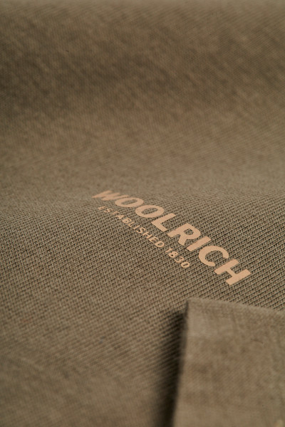 PÓLÓ WOOLRICH COTTON LOGO T-SHIRT - Kép 3