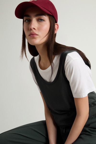 TOP WOOLRICH LUXE JERSEY TANK TOP - Kép 4