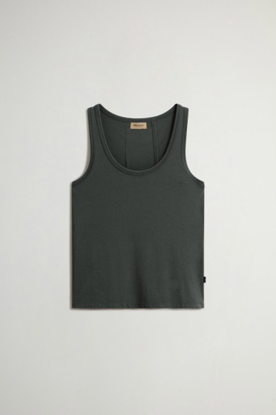 TOP WOOLRICH LUXE JERSEY TANK TOP - Kép 5