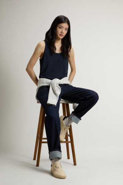 TOP WOOLRICH LUXE JERSEY TANK TOP - Kép 4