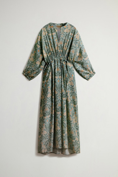 RUHA WOOLRICH FLUID SHIRT DRESS - Kép 5