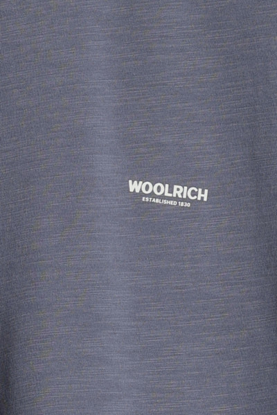 PÓLÓ WOOLRICH SLUB LOGO T-SHIRT - Kép 6