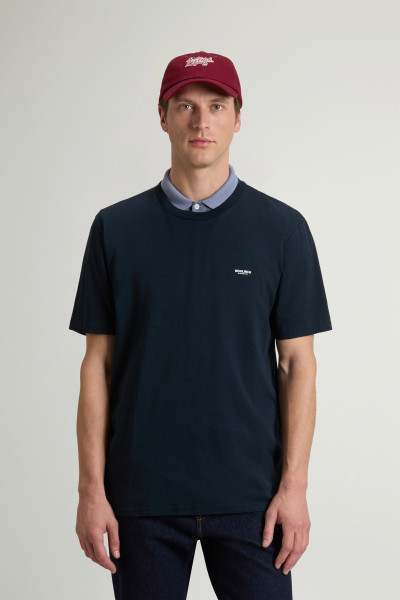 PÓLÓ WOOLRICH SLUB LOGO T-SHIRT - Kép 1