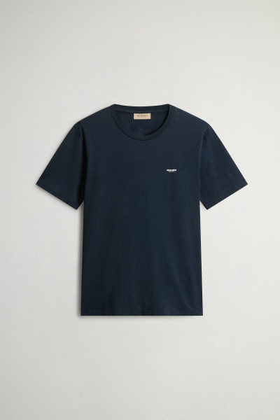 PÓLÓ WOOLRICH SLUB LOGO T-SHIRT - Kép 5