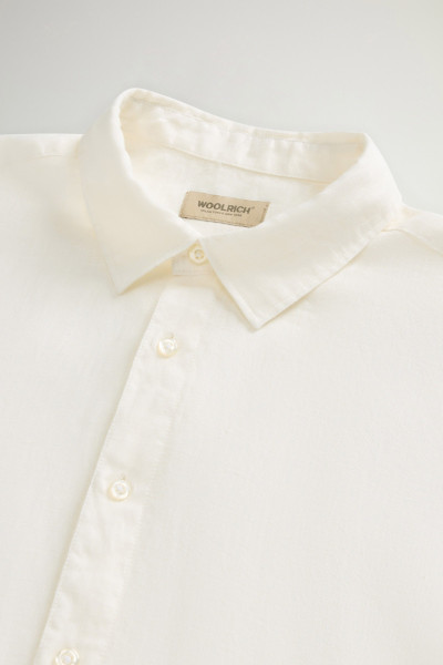 KOŠILE WOOLRICH LINEN SHIRT - Fotografie č. 6