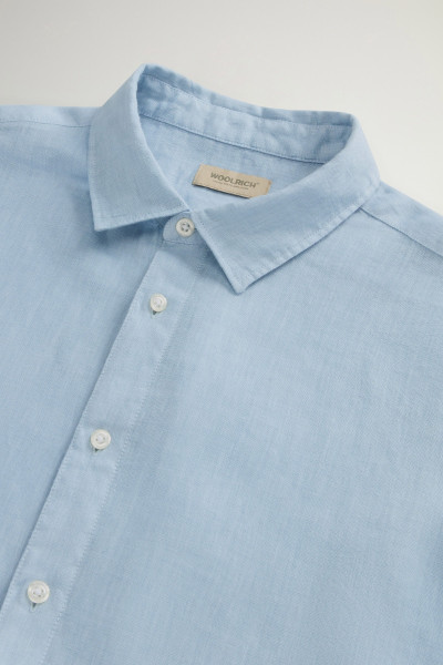 KOŠILE WOOLRICH LINEN SHIRT - Fotografie č. 6