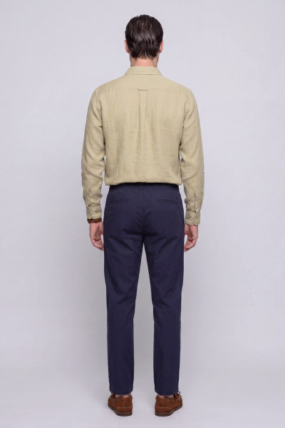 ING WOOLRICH LINEN SHIRT - Kép 4