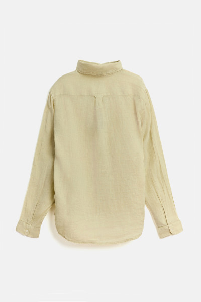 ING WOOLRICH LINEN SHIRT - Kép 6