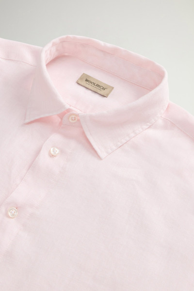 KOŠILE WOOLRICH LINEN SHIRT - Fotografie č. 6