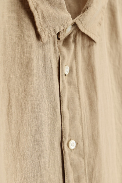 ING WOOLRICH LINEN SHIRT - Kép 7