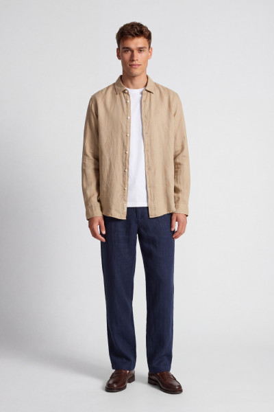 ING WOOLRICH LINEN SHIRT - Kép 3