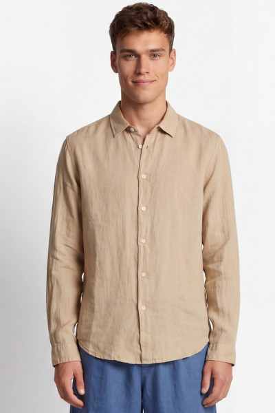 ING WOOLRICH LINEN SHIRT - Kép 1