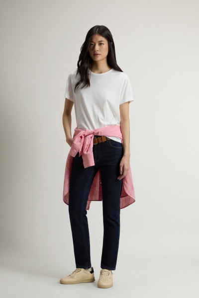 PÓLÓ WOOLRICH LUXE JERSEY T-SHIRT - Kép 2