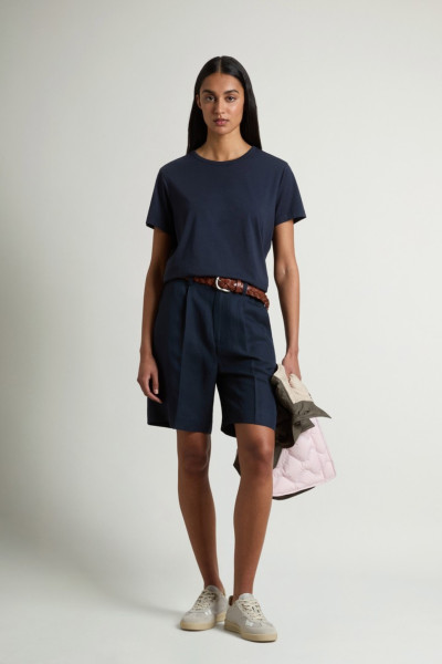 PÓLÓ WOOLRICH LUXE JERSEY T-SHIRT - Kép 2