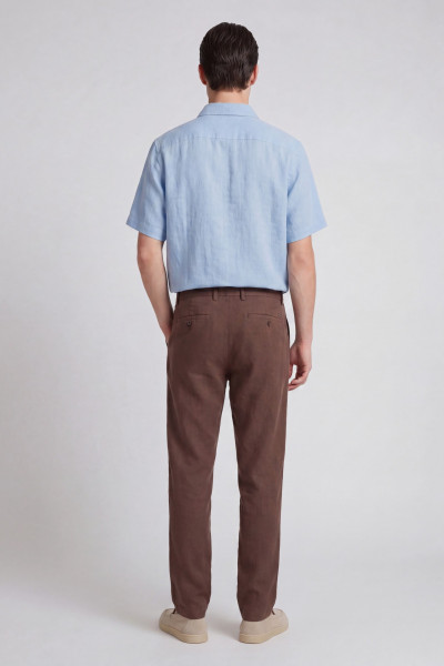 ING WOOLRICH S/S LINEN SHIRT - Kép 3