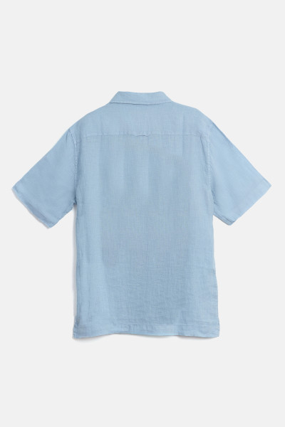 ING WOOLRICH S/S LINEN SHIRT - Kép 5