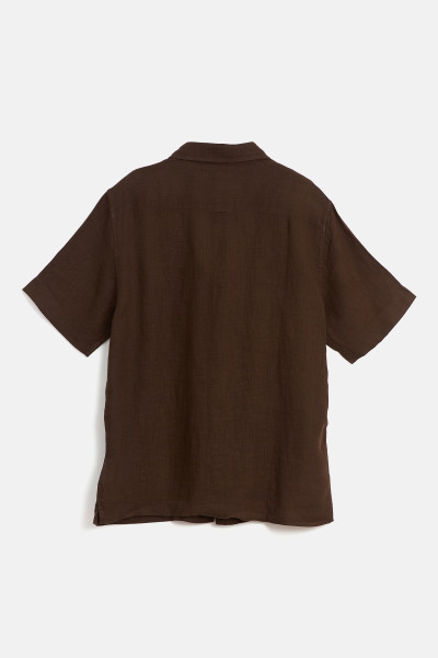 ING WOOLRICH S/S LINEN SHIRT - Kép 6