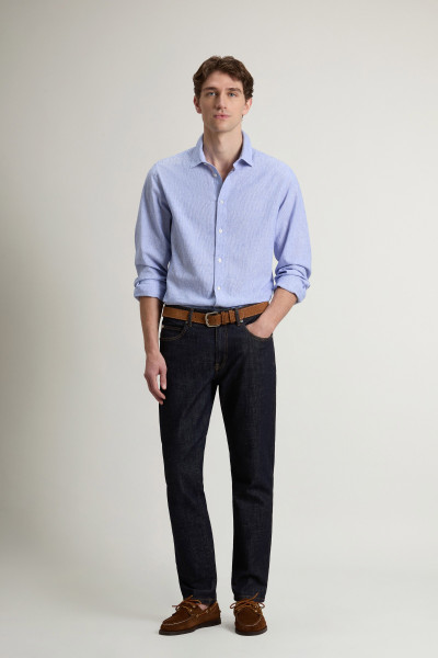 ING WOOLRICH LINEN SHIRT YD - Kép 2