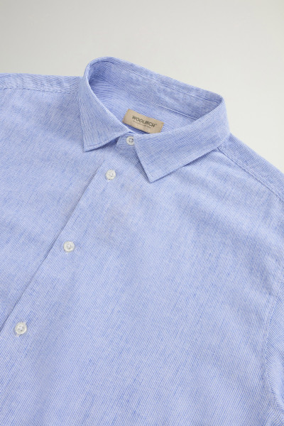 ING WOOLRICH LINEN SHIRT YD - Kép 6