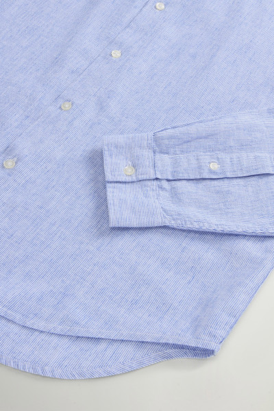 ING WOOLRICH LINEN SHIRT YD - Kép 7