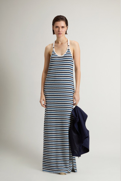ŠATY WOOLRICH STRIPED JERSEY DRESS - Fotografie č. 2