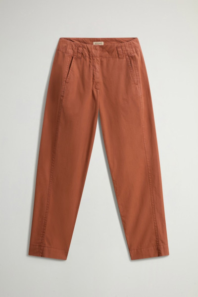 NADRÁG WOOLRICH POPLIN CARROT PANTS - Kép 3
