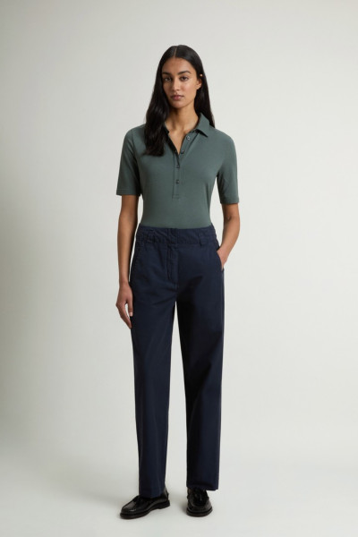 NADRÁG WOOLRICH POPLIN CARROT PANTS - Kép 1