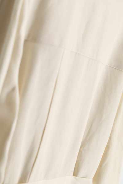 RUHA WOOLRICH VISCOSE LINEN CHEMISIER DRESS - Kép 8