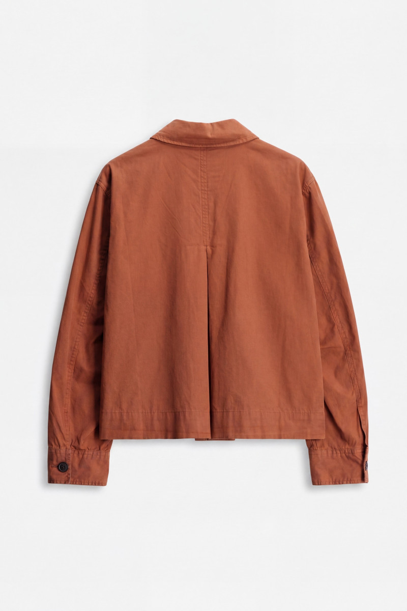 Košeľa Woolrich Poplin Overshirt Acorn