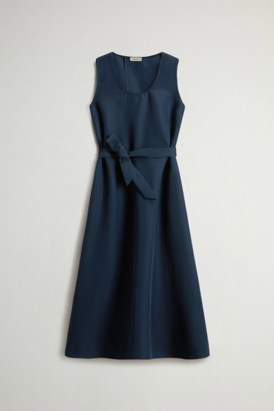 RUHA WOOLRICH VISCOSE LINEN TANK DRESS - Kép 5