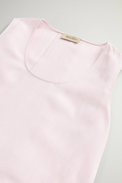 RUHA WOOLRICH VISCOSE LINEN TANK DRESS - Kép 6