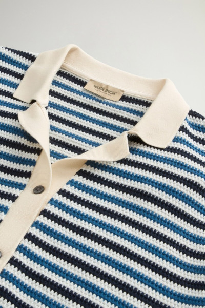 KOŠILE WOOLRICH STRIPED JERSEY SHIRT - Fotografie č. 2