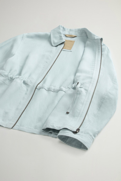 ING WOOLRICH VISCOSE LINEN OVERSHIRT - Kép 6