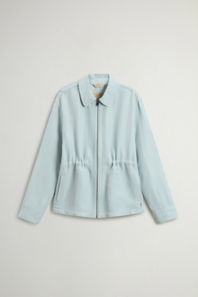 ING WOOLRICH VISCOSE LINEN OVERSHIRT - Kép 5