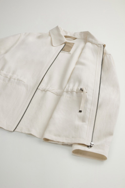 ING WOOLRICH VISCOSE LINEN OVERSHIRT - Kép 6