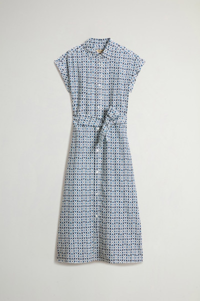 RUHA WOOLRICH COTTON VISCOSE CHEMISIER DRESS - Kép 5