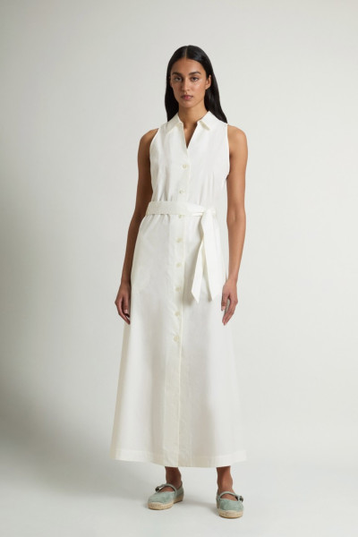 ŠATY WOOLRICH COTTON POPLIN SHIRT DRESS - Fotografie č. 1