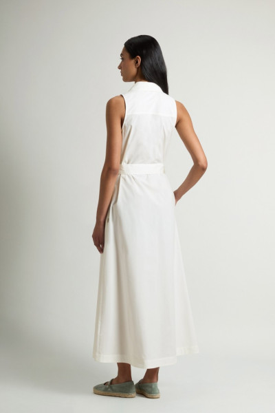 ŠATY WOOLRICH COTTON POPLIN SHIRT DRESS - Fotografie č. 3