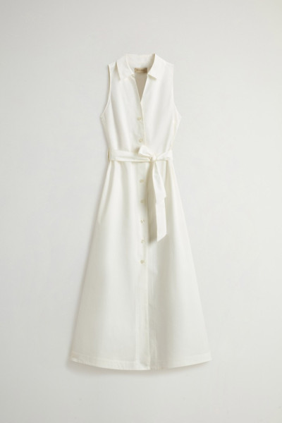 ŠATY WOOLRICH COTTON POPLIN SHIRT DRESS - Fotografie č. 5