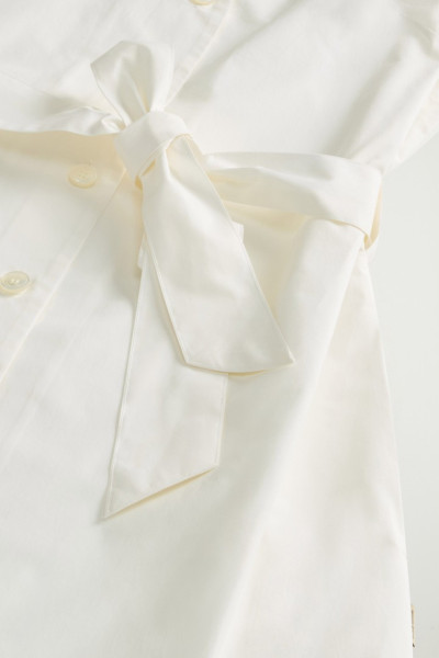 ŠATY WOOLRICH COTTON POPLIN SHIRT DRESS - Fotografie č. 6