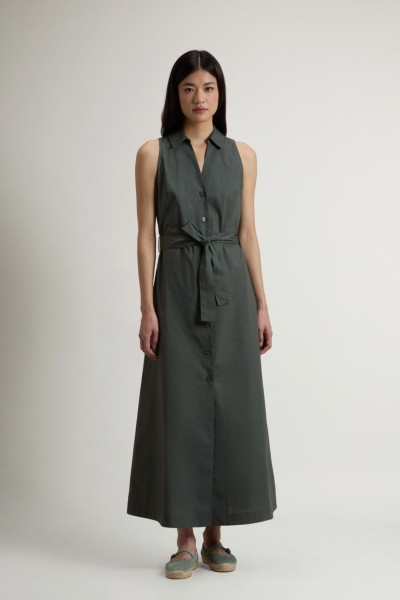 ŠATY WOOLRICH COTTON POPLIN SHIRT DRESS - Fotografie č. 1