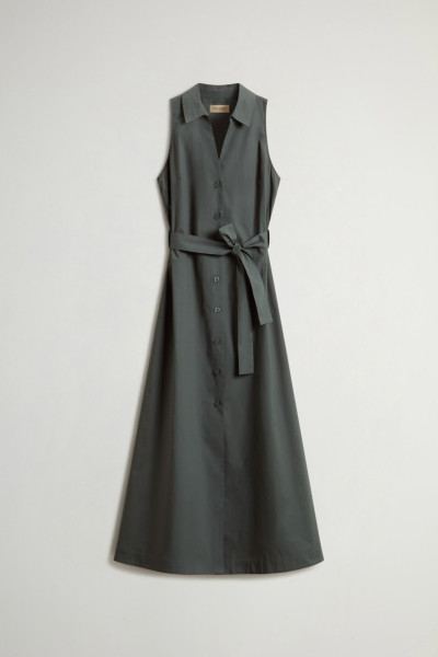 ŠATY WOOLRICH COTTON POPLIN SHIRT DRESS - Fotografie č. 5