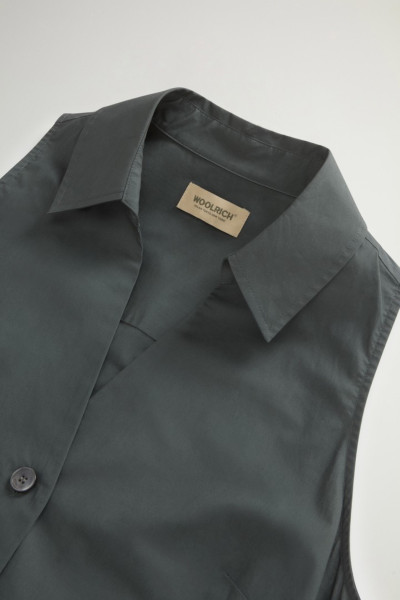 ŠATY WOOLRICH COTTON POPLIN SHIRT DRESS - Fotografie č. 6